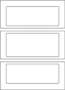 Individual fronts with split centre Individual fronts with split centre